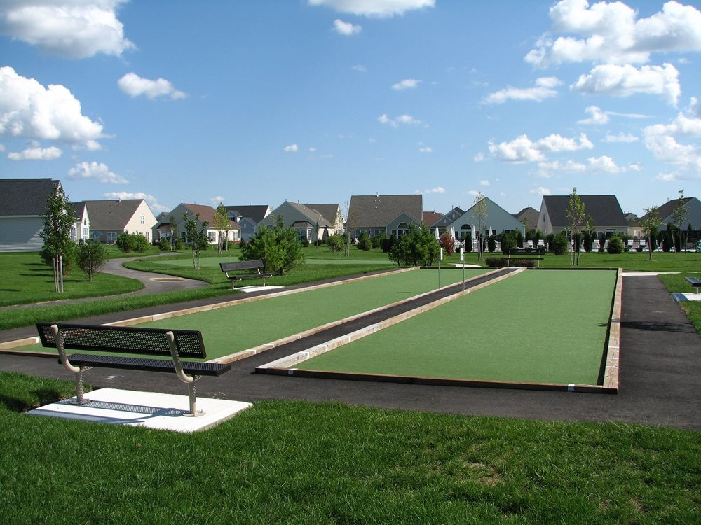 Metro New York artificial turf bocce ball court